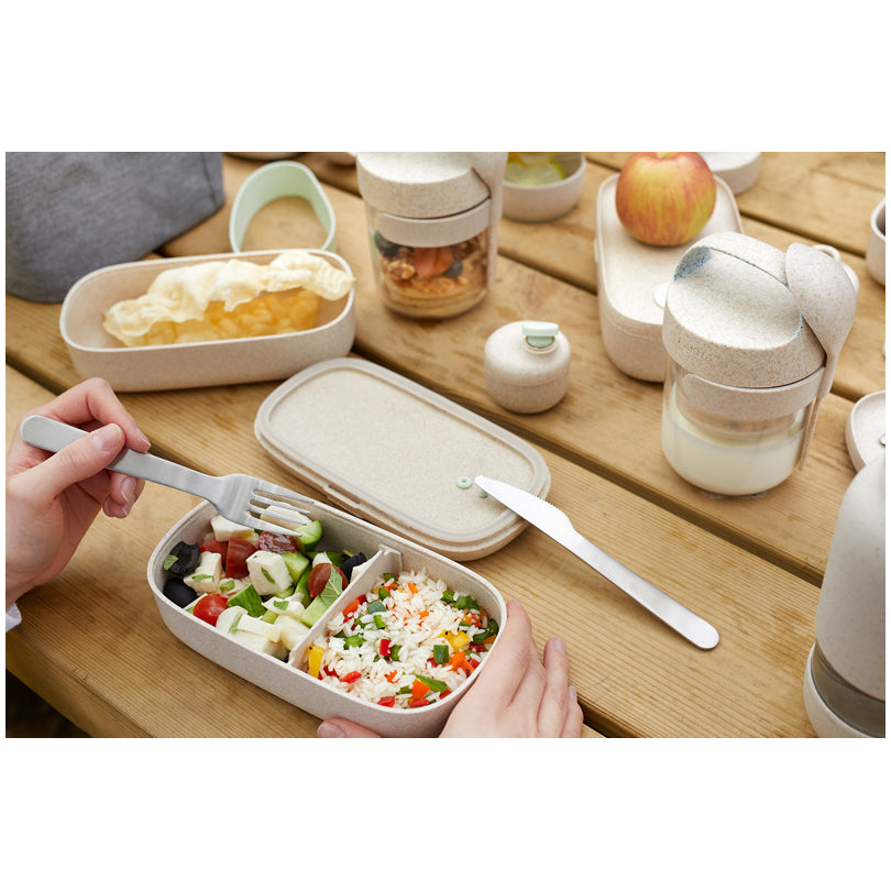 Lunchbox "To-Go - Organic Collection", 2 pezzi cm 19x10x11/l 1
