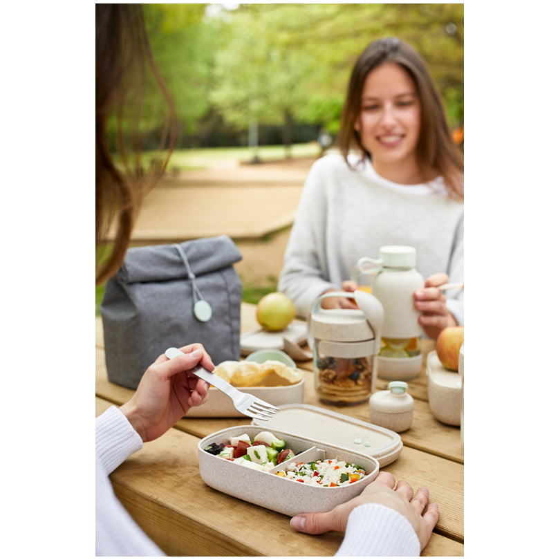 Lunchbox "To-Go - Organic Collection", 2 pezzi cm 19x10x11/l 1