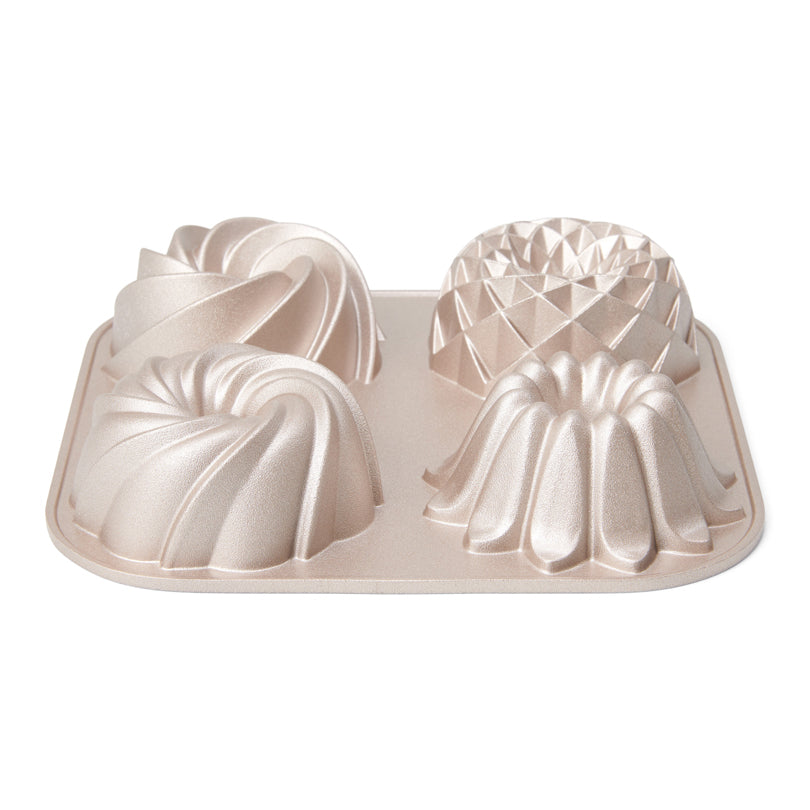 Stampo per ciambelle di forma diversa, 4 cavità (Ø9,5 cm) cm 24x24x4,5