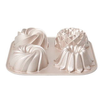 Stampo per ciambelle di forma diversa, 4 cavità (Ø9,5 cm) cm 24x24x4,5