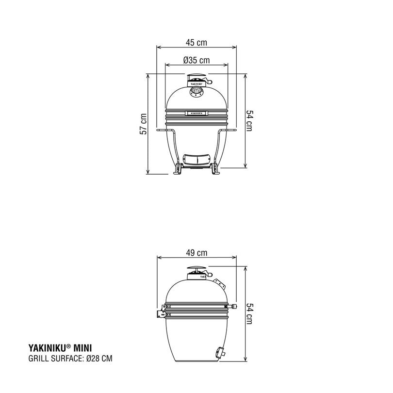 Kamado  BBQ Mini Basic