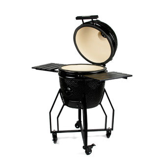 Kamado Medium Basic "Black Edition", per 4-5 persone cm Ø41/cm 111x118
