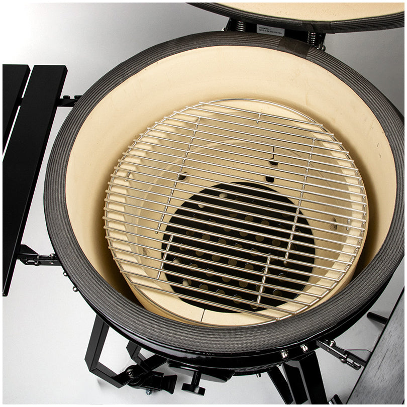 Kamado Medium Basic "Black Edition", per 4-5 persone cm Ø41/cm 111x118