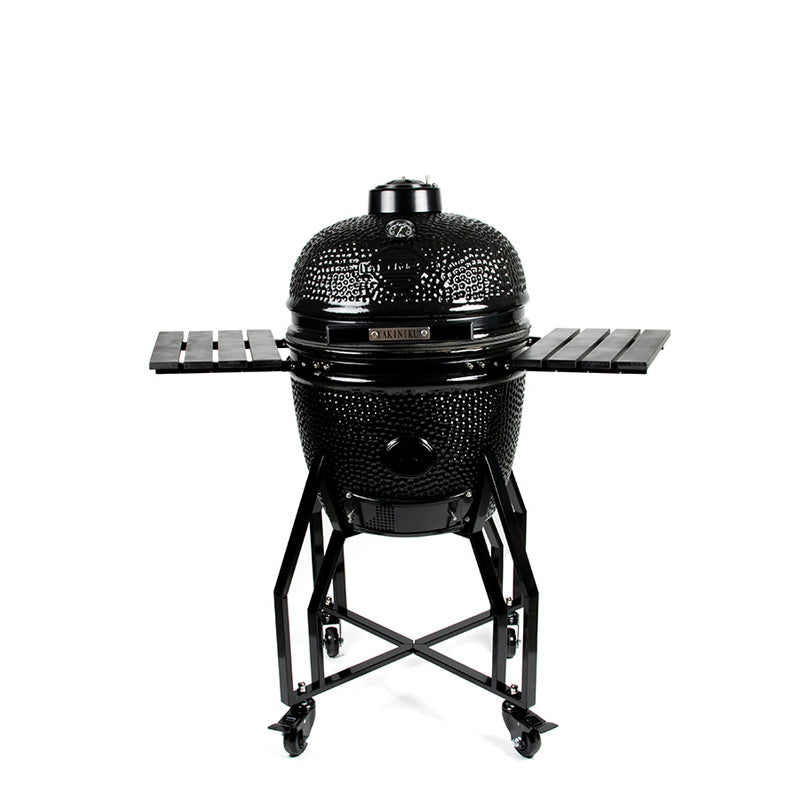 Kamado Medium Basic "Black Edition", per 4-5 persone cm Ø41/cm 111x118