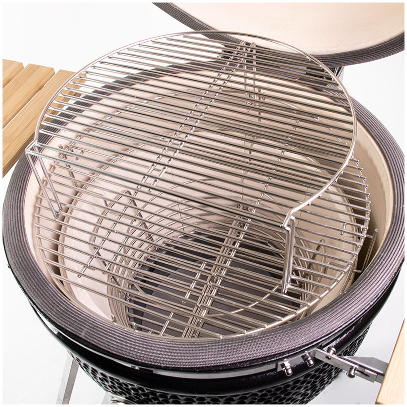 Griglia cottura rialzata per Kamado Large cm 39,5x32x13,2