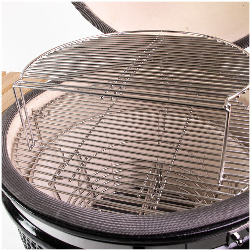Griglia cottura rialzata per Kamado Large cm 39,5x32x13,2