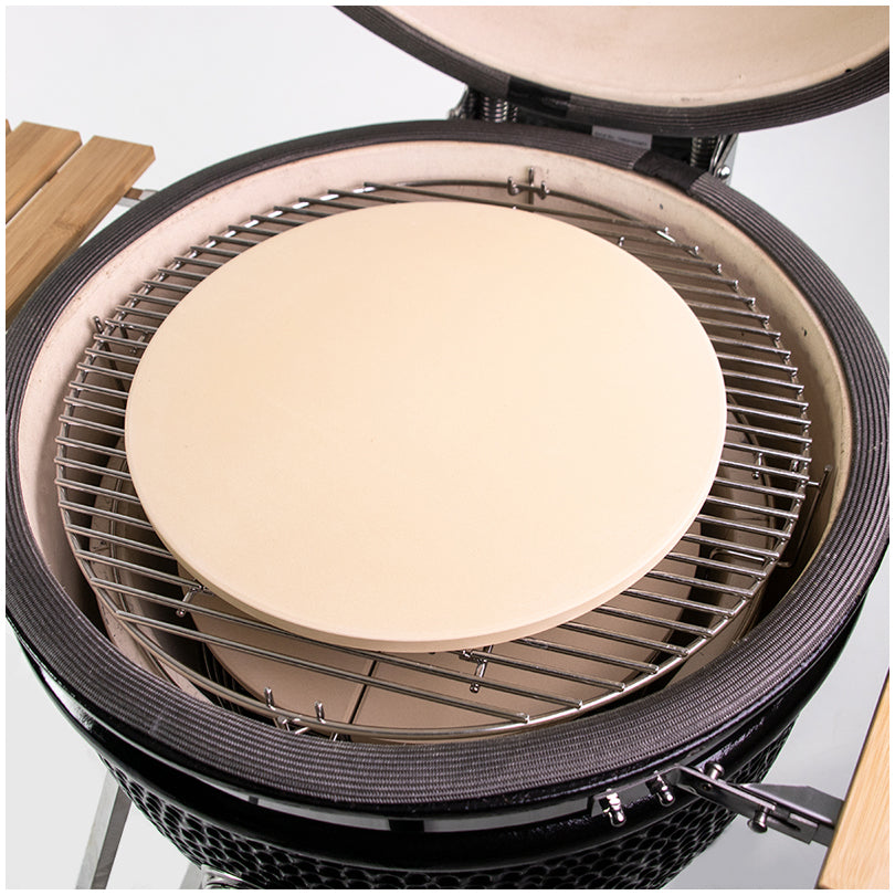 Pietra refrattaria pizza per Kamado Large cm Ø36,5x1,5