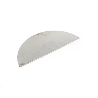 Piastra Teppanyaki a forma di mezzaluna per Kamado Large cm 50x25x0,5