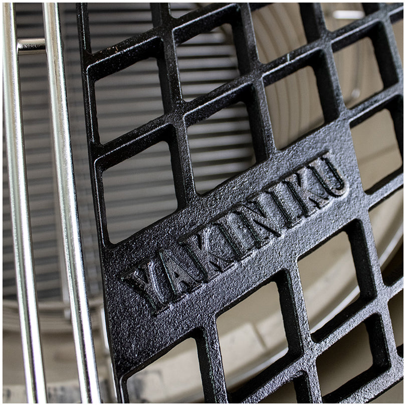 Griglia cottura in ghisa a mezzaluna per Kamado Large cm 48x24x1,5