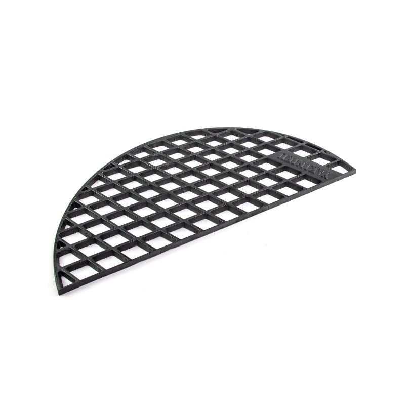 Griglia cottura in ghisa a mezzaluna per Kamado Large cm 48x24x1,5