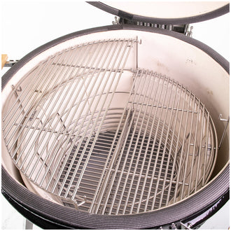 Griglia cottura a mezzaluna per Kamado XLarge, confezione 2 pezzi cm 53,5x26,5x1