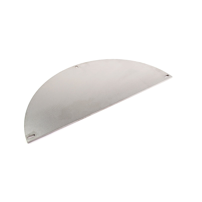 Piastra Teppanyaki a forma di mezzaluna per Kamado XLarge cm 55x27,5x0,5