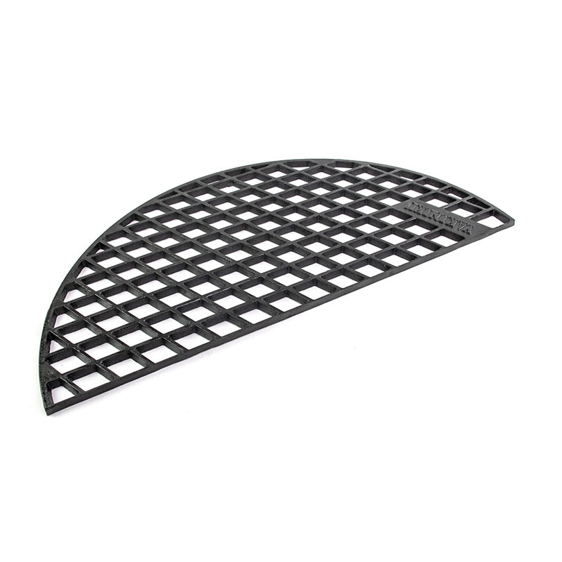 Griglia cottura in ghisa a mezzaluna per Kamado XLarge cm 55,5x27,75x1,5