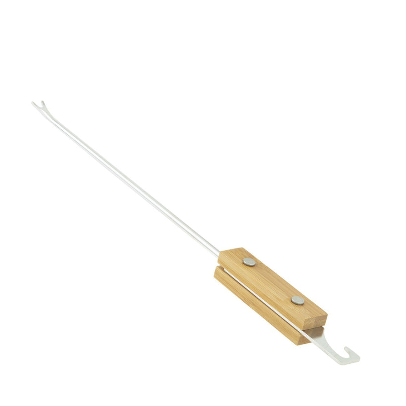 Raschietto pulisci griglia cottura con levacapsule integrato cm 42