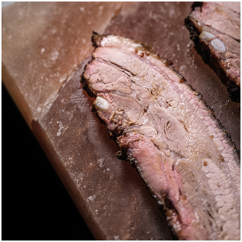 Piastra sale "Himalayan" con supporto cm 40x22x6