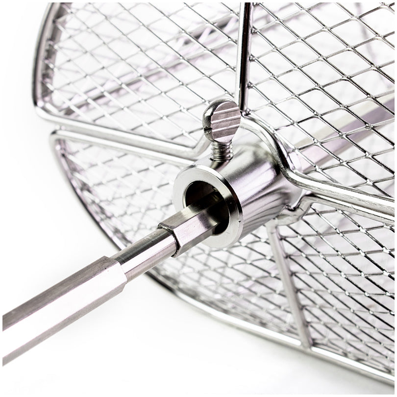 Cesto rosticceria per kit spiedo giraarrosto cm 38,3x14x18,8