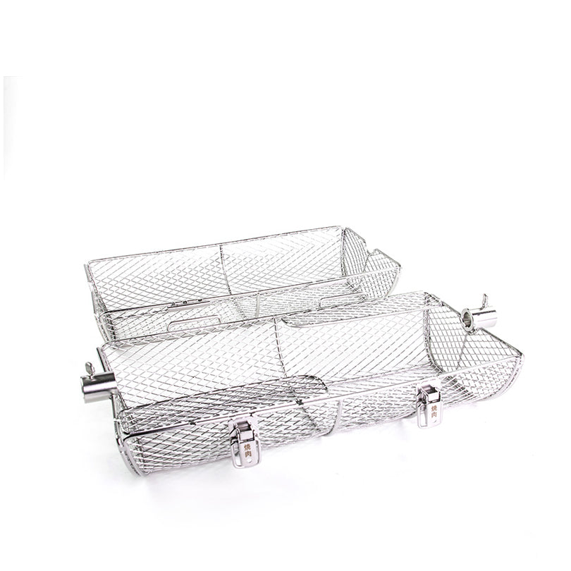 Cesto rosticceria per kit spiedo giraarrosto cm 38,3x14x18,8