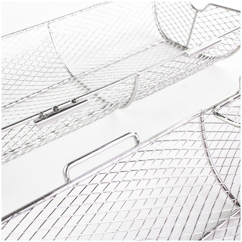 Cesto rosticceria per kit spiedo giraarrosto cm 38,3x14x18,8