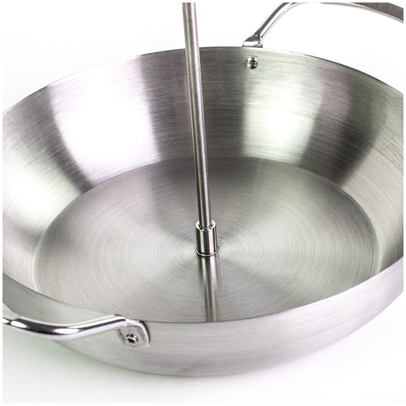 Padella BBQ con 2 spiedi verticali cm Ø30