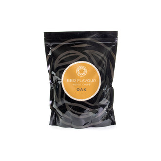 Chips da affumicatura "Quercia", ideali per tacchino, anguilla, carne rossa, selvaggina, salsiccia di maiale e salmone 0,5 kg/cm 19,5x9x30