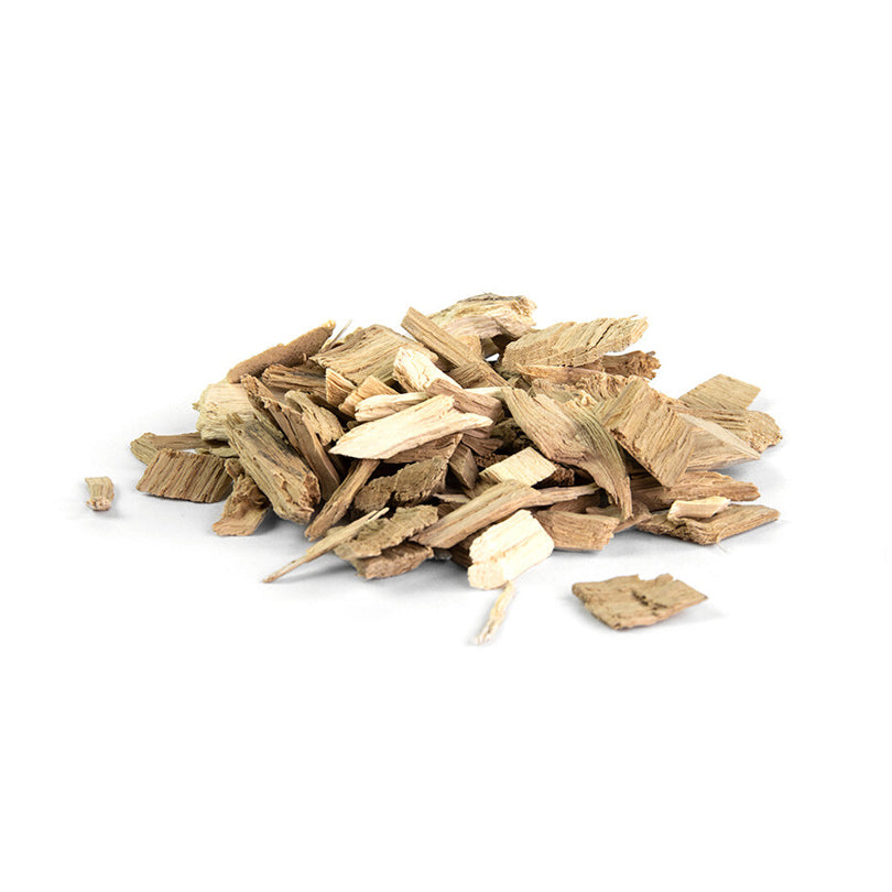 Chips da affumicatura "Quercia", ideali per tacchino, anguilla, carne rossa, selvaggina, salsiccia di maiale e salmone 0,5 kg/cm 19,5x9x30