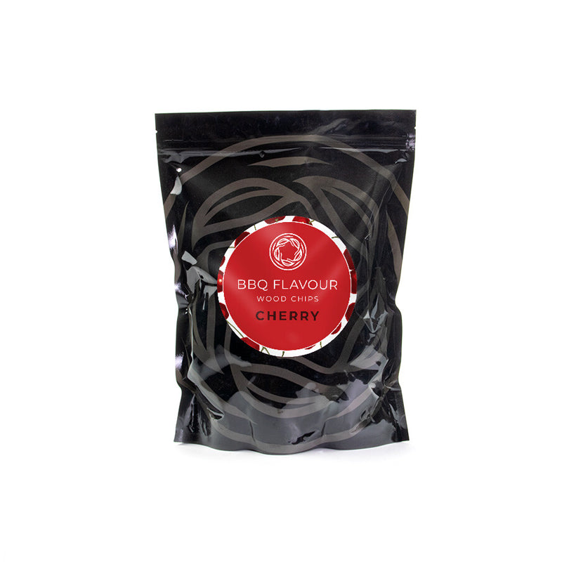 Chips da affumicatura "Ciliegia", ideali per pollame, formaggio, agnello, manzo e maiale 0,5 kg/cm 19,5x9x30