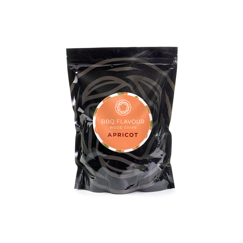 Chips da affumicatura "Albicocca", ideali per formaggio, tacchino, pollo, maiale e pesce 0,5 kg/cm 19,5x9x30