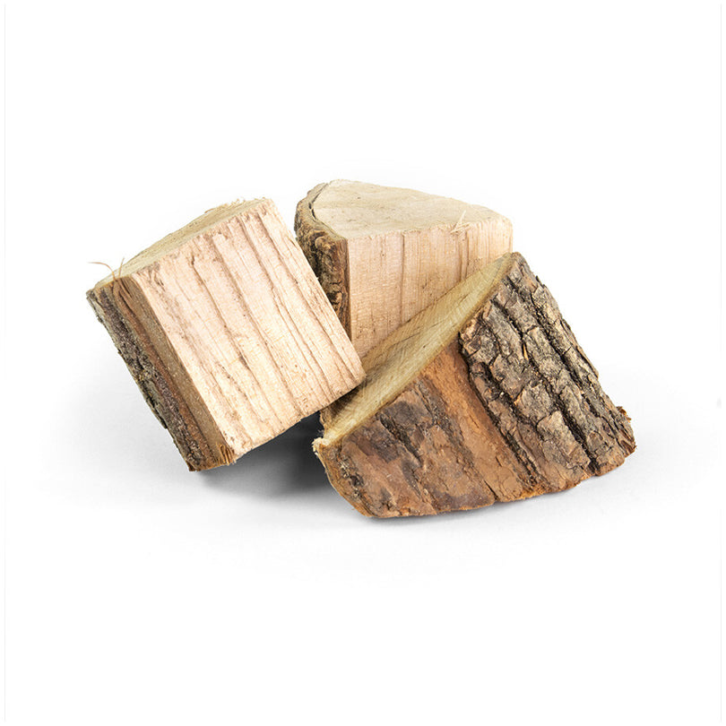 Chunks da affumicatura "Acero", ideali per pollame, verdure, formaggio, pernice e maiale cm 20,5x20x19