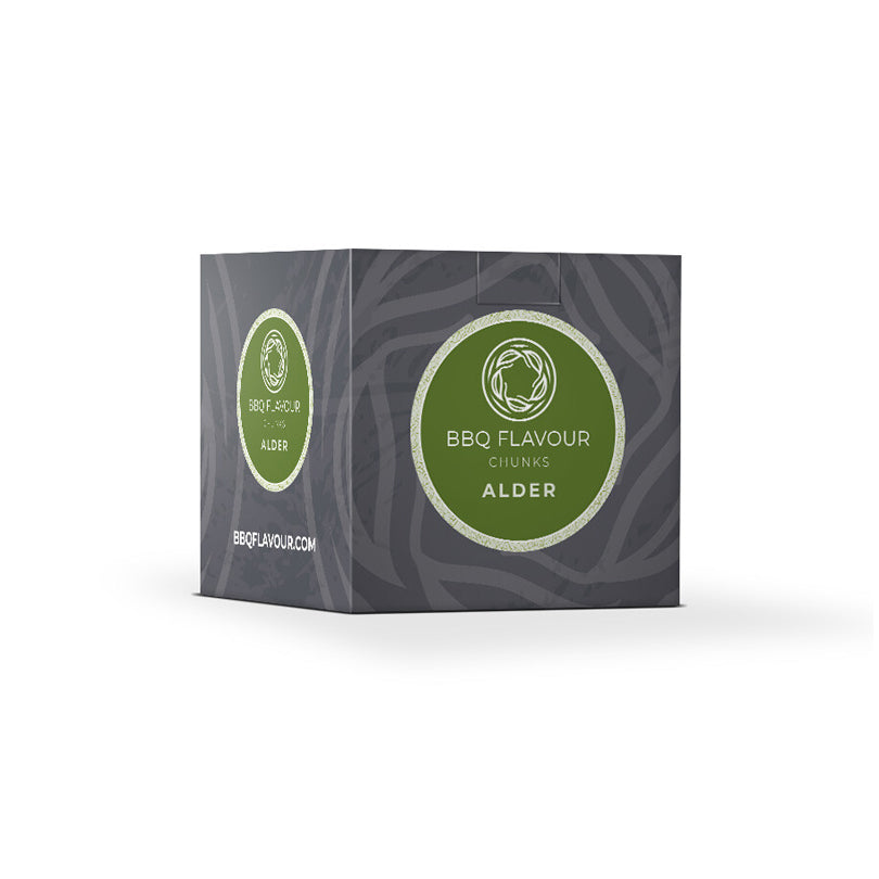 Chunks da affumicatura "Ontano", ideali per pollame, anguilla e salmone cm 20,5x20x19