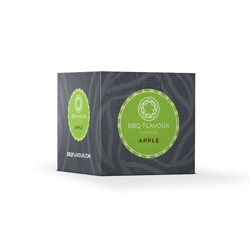 Chunks da affumicatura "Mela", ideali per pollame, agnello e maiale cm 20,5x20x19