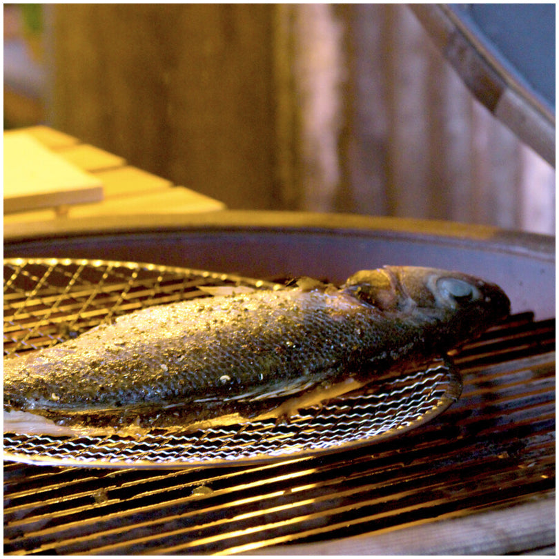 Griglia cottura usa e getta per Shichirin tondo, confezione 10 pezzi cm Ø30x3