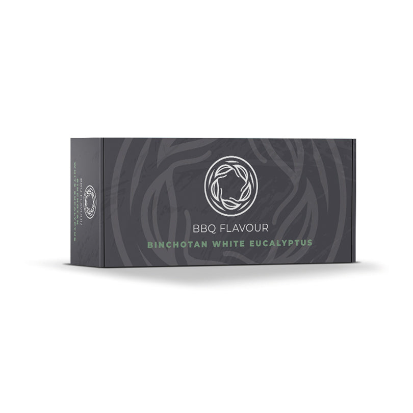 Carbone Binchotan "White Eucalyptus", confezione da 1 kg cm 32,5x14,5x8,5