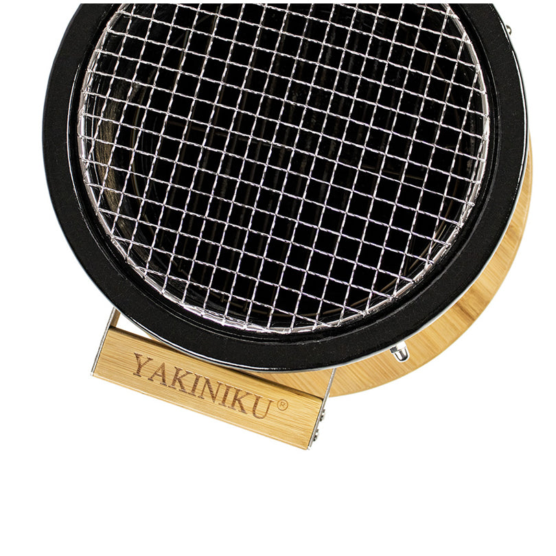 Shichirin griglia da tavolo  Mini tonda, per 2 persone cm Ø23/cm 27x17