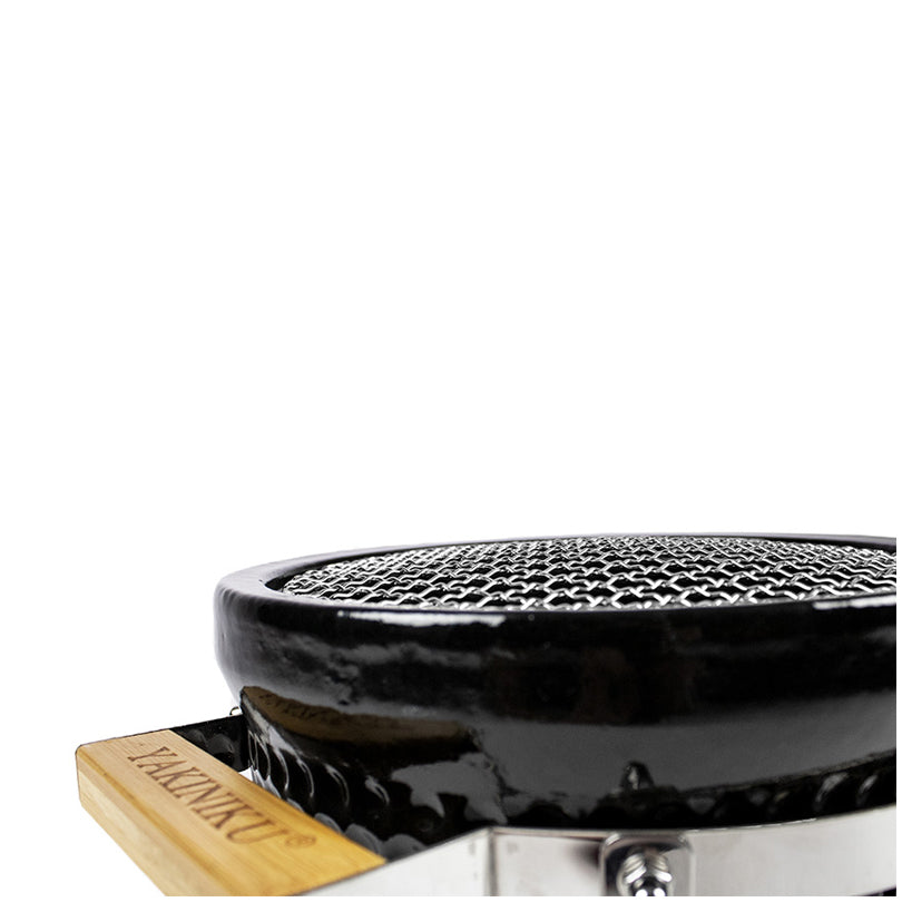 Shichirin griglia da tavolo  Mini tonda, per 2 persone cm Ø23/cm 27x17