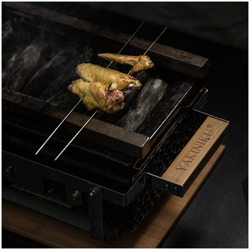 Barra Yakitori per Shichirin Large rettangolare, confezione 2 pezzi cm 55x2