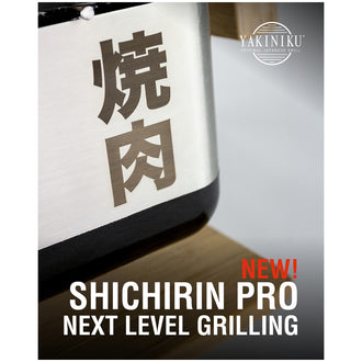 Shichirin Grill da tavolo Medium "Pro" rettangolare, per 2-6 persone cm 50x24x18