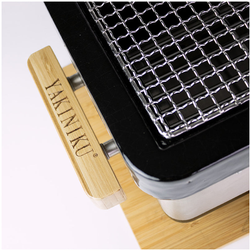 Shichirin Grill da tavolo Medium "Pro" rettangolare, per 2-6 persone cm 50x24x18