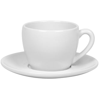 Tazza cappuccino con piattino "Coffee Bar FOUR", confezione 2 pezzi ml 200