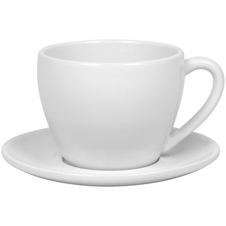 Tazza tè con piattino "Coffee Bar FIVE", confezione 2 pezzi ml 330
