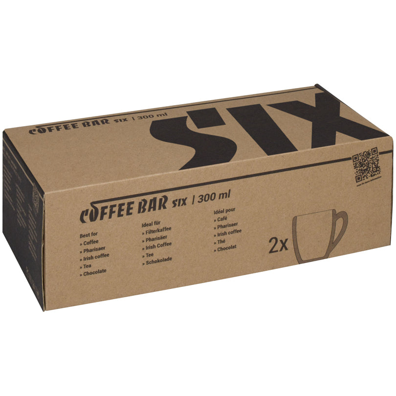 Tazza mug "Coffee Bar SIX", confezione 2 pezzi ml 300