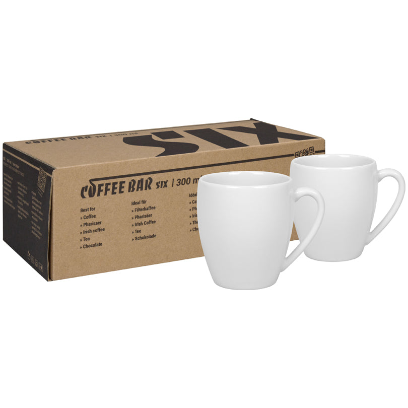 Tazza mug "Coffee Bar SIX", confezione 2 pezzi ml 300