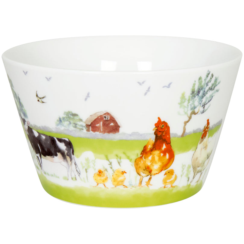 Coppa colazione, disegno: Farm Animals ml 525/cm Ø13,5x8