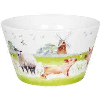 Coppa colazione, disegno: Farm Animals ml 525/cm Ø13,5x8