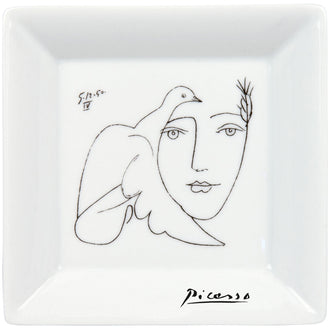 Svuotatasche Vide Poche in confezione da regalo, disegno: Pablo Picasso - Le Visage cm 13x13x2,5