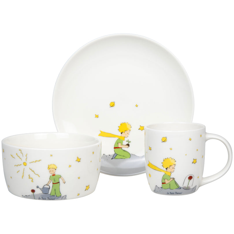 Set per bambini a 3 pezzi, disegno: Le Petit Prince L31,5XB20,5XH8,5
