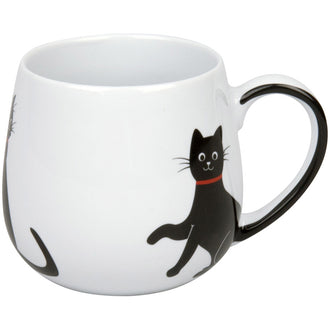 Tazza tè, disegno: My lovely cats - red necklace ml 420