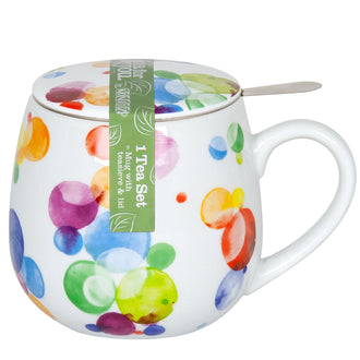 Tazza tè, disegno: Colourful Cast - Bubbles ml 420