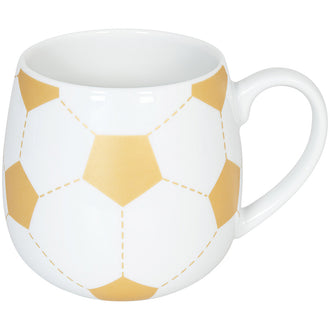 Tazza tè, disegno: Pallone di calcio ml 420/cm Ø8,5x9,5