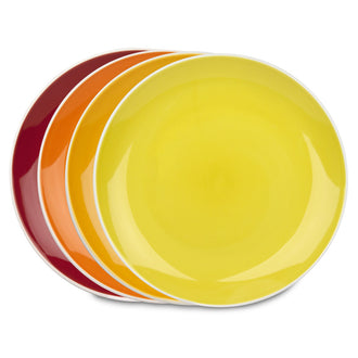Piatti "Elements - Magma" confezione da 4 , colori assortiti cm 27