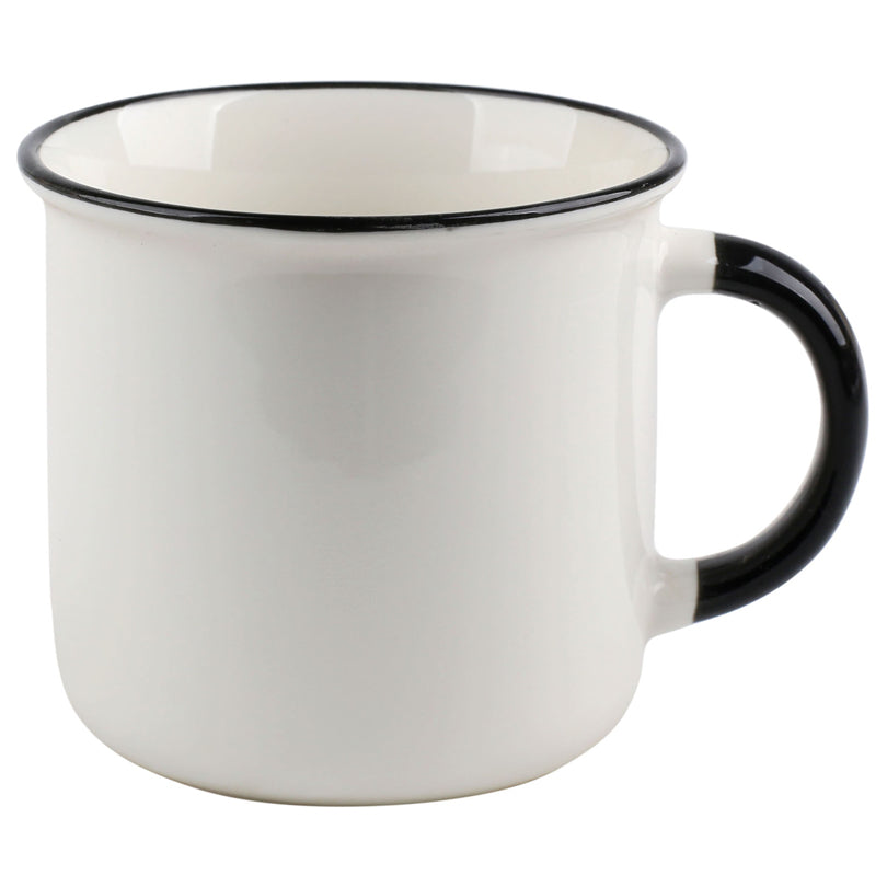 Tazza, disegno: Elements - Black Line, confezione 4 pezzi ml 380/cm Ø10x8,5